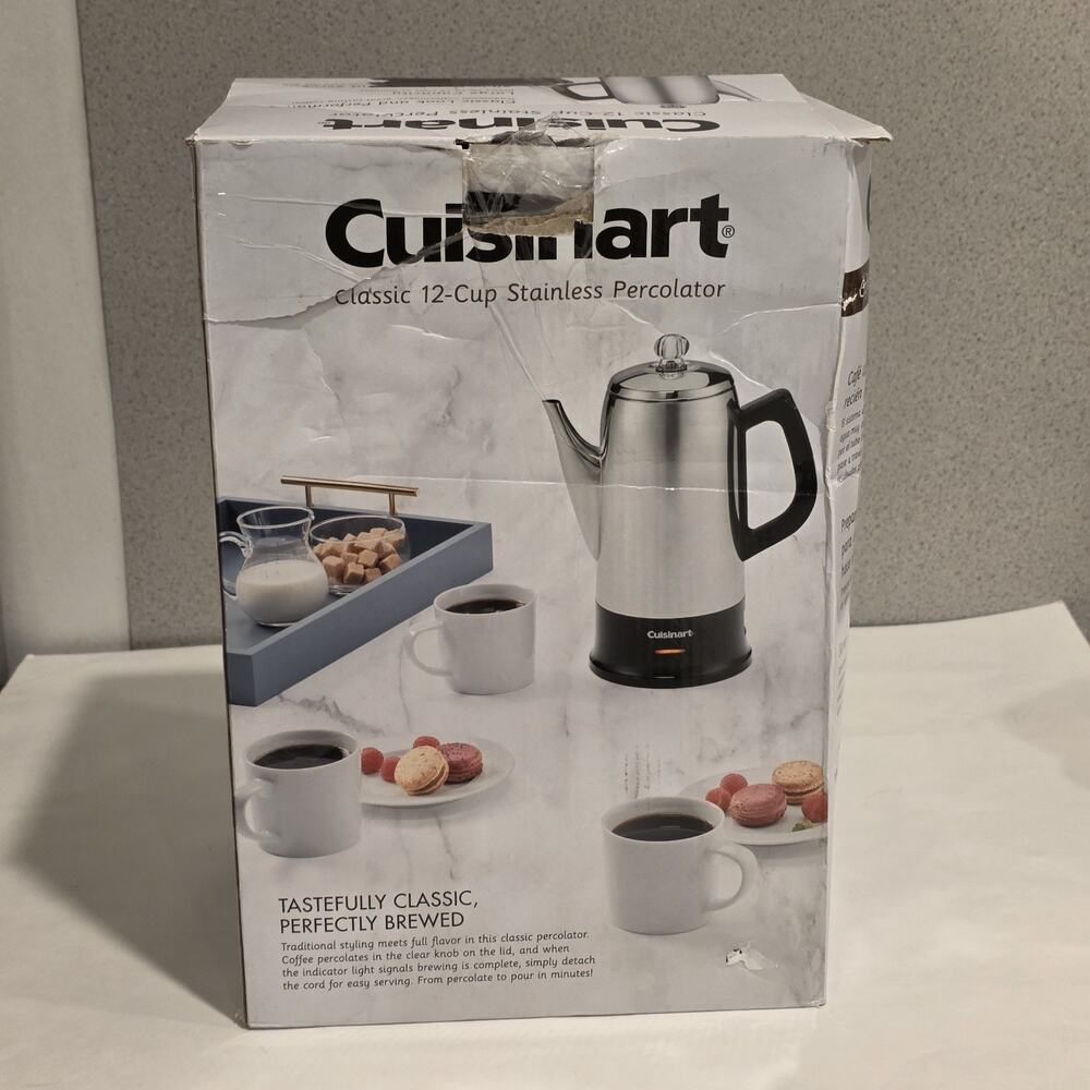 Cuisinart PRC-12N Classic 12-Cup Stainless Steel Percolator